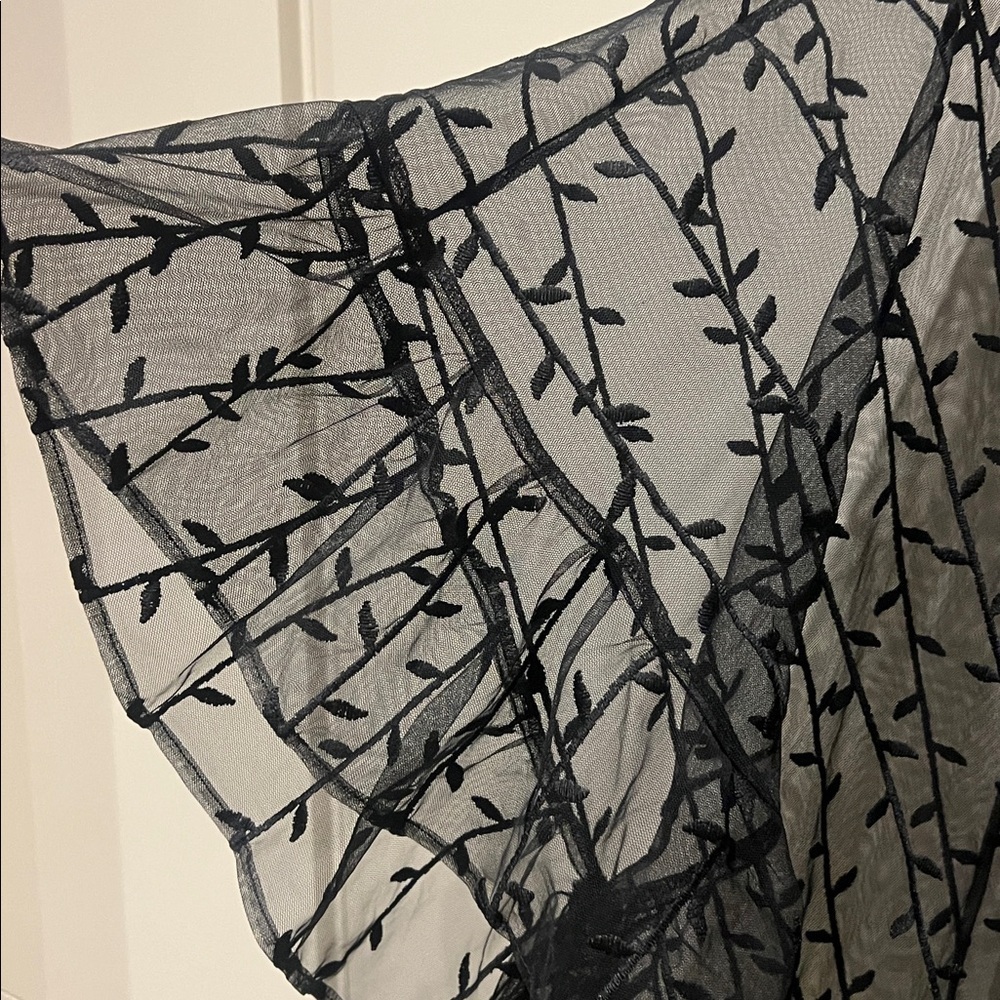 Torrid Black Lace Ruana Kimono Duster - Picture 8 of 14
